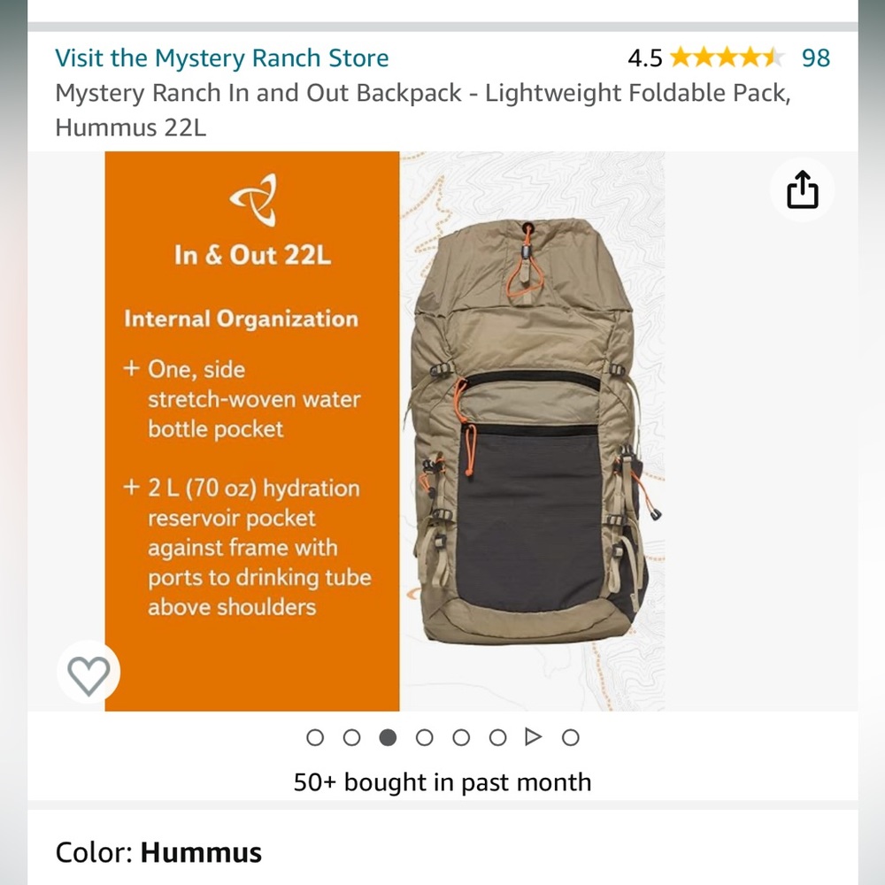 Mystery Ranch In and Out Backpack
